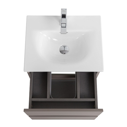 BelBagno Тумба с раковиной Kraft 39-50 подвесная Бежевый матовый с раковиной BB-8099-3-50 – картинка-9